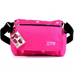 ZeTa Changing Bags Luxury Changing Raspberry Dots Complete With Changing Mat