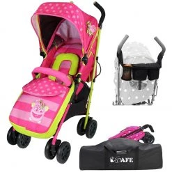 ISafe OPTIMUM Stroller Mea LUX Design + Parent Console + Stroller Travel Bag Strollers & Buggies