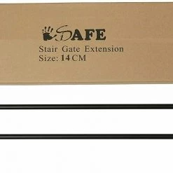 14cm Extension For ISafe DeLuxe Wooden Stair Gate Auto Close 90° Stop Open Stair Gates