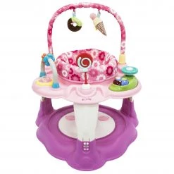 2 In 1 Walker & Rockers ISafe 2 In 1 Activity Centre Entertainer With 360° Rotating Seat & Play Table Function