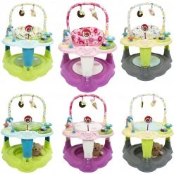 2 In 1 Walker & Rockers ISafe 2 In 1 Activity Centre Entertainer With 360° Rotating Seat & Play Table Function