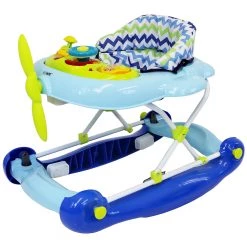 ISafe 2 In 1 Aero Baby Walker And Rocker (Aeroplane Design) 2 In 1 Walker & Rockers