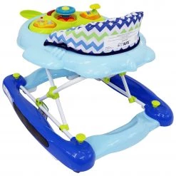 ISafe 2 In 1 Aero Baby Walker And Rocker (Aeroplane Design) 2 In 1 Walker & Rockers