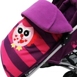 Limited Edition Strollers ISafe Owl&Button Stroller Complete With Footmuff, Raincover & Bumper Bar