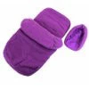 Baby Travel Stroller Buggy Or Pram Footmuff Liner & Headhugger Plum