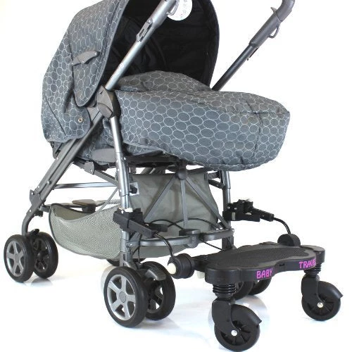Buggy Boards With Saddle Stroller-pram-board Grey Logo Ride On Buggy Fits Mamas & Papas Pulse