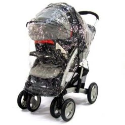 Baby Travel Universal Rain Cover, Carrycot, Tandem,Side By Side, Carseat, Stroller, Pramette 3 In 1 Pram System Rain Covers