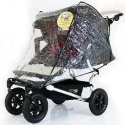 Twin / Double Rain Covers Raincover For Hauck Roadster Duo Twin Side By Side Double Pushchair