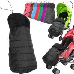 Baby Travel Accessories - Raincovers New Luxury Footmuff - Black Fit Maclaren Quest Triumph Techno 2012 Range