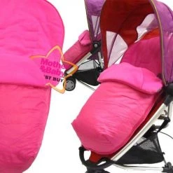 Baby Travel Pink Footmuff To Fit Quinny Zapp Buggy And Petite Star Zia Buggy.