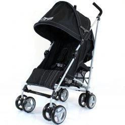 Holiday Strollers Zeta Vooom Hearts And Stars Complete Black