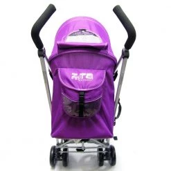 Zeta Vooom Plum + Luxury Stroller Padded Liner + Buggy Organiser + Raincover Holiday Strollers