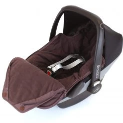 Baby Travel Newborn Baby Car Seat Footmuff Fits Maxi Cosi, Silver Cross Britax Hot Chocolate