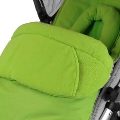 Baby Travel Accessories - Raincovers Lime Padded Footmuff & Liner To Fit Quinny Zapp Petite Star Zia Obaby Zoma
