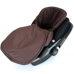 Baby Travel Newborn Baby Car Seat Footmuff Fits Maxi Cosi, Silver Cross Britax Hot Chocolate