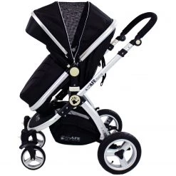 ISafe 3 In 1 Pram Travel System Black 3 In 1 Pram Systems
