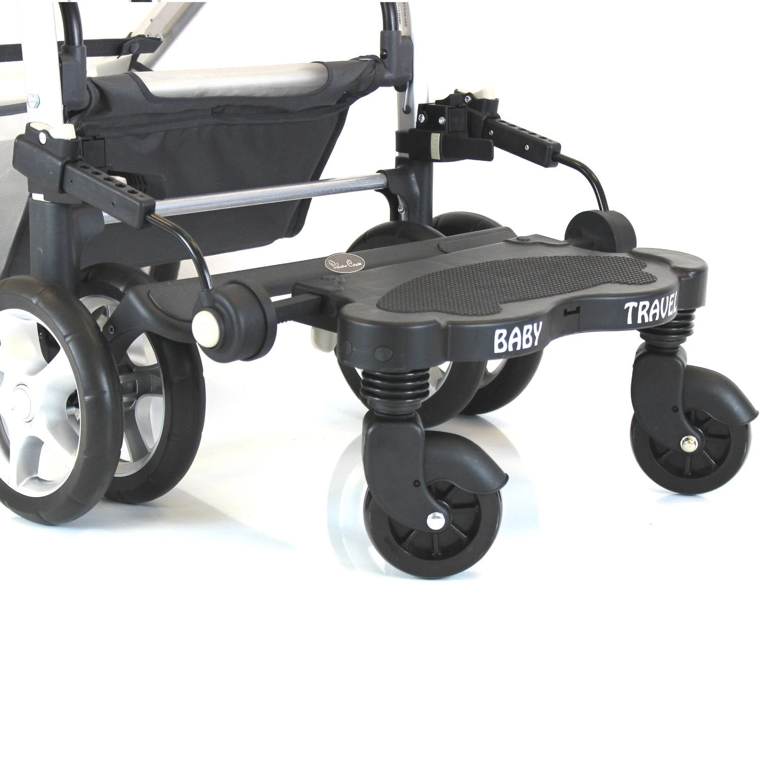 Buggy Boards With Saddle Stroller-pram-board Grey Logo Ride On Buggy Fits Mamas & Papas Pulse