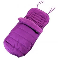 Baby Travel Luxury Padded Footmuff Liner Plum Fit Maclaren Quest Triumph Techno Zeta Accessories - Raincovers