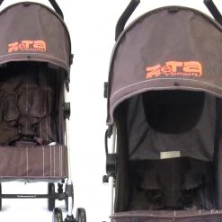 Baby Travel Strollers & Buggies Baby Stroller Zeta Vooom! - Hot Chocolate + Buggy Organiser (Brown)