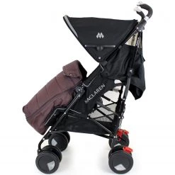 Baby Travel Accessories - Raincovers New Luxury Footmuff - Hot Chocolate Fit Maclaren Quest Triumph Techno