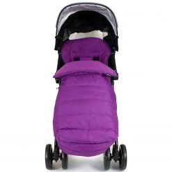 Baby Travel Luxury Padded Footmuff Liner Plum Fit Maclaren Quest Triumph Techno Zeta Accessories - Raincovers
