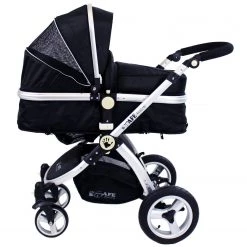 ISafe 3 In 1 Pram Travel System Black 3 In 1 Pram Systems