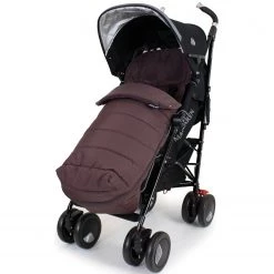 Baby Travel Accessories - Raincovers New Luxury Footmuff - Hot Chocolate Fit Maclaren Quest Triumph Techno