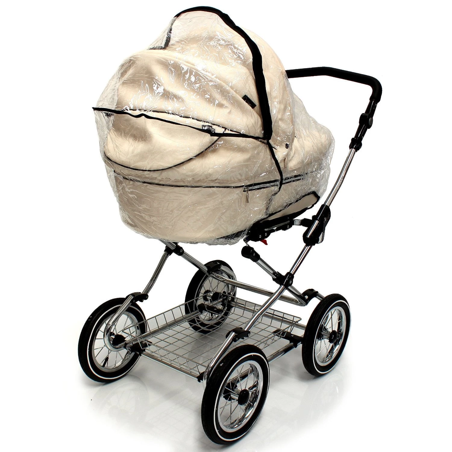 Accessories - Raincovers Raincover To Fit Bebecar Carrycot Large Rain Cover Pram