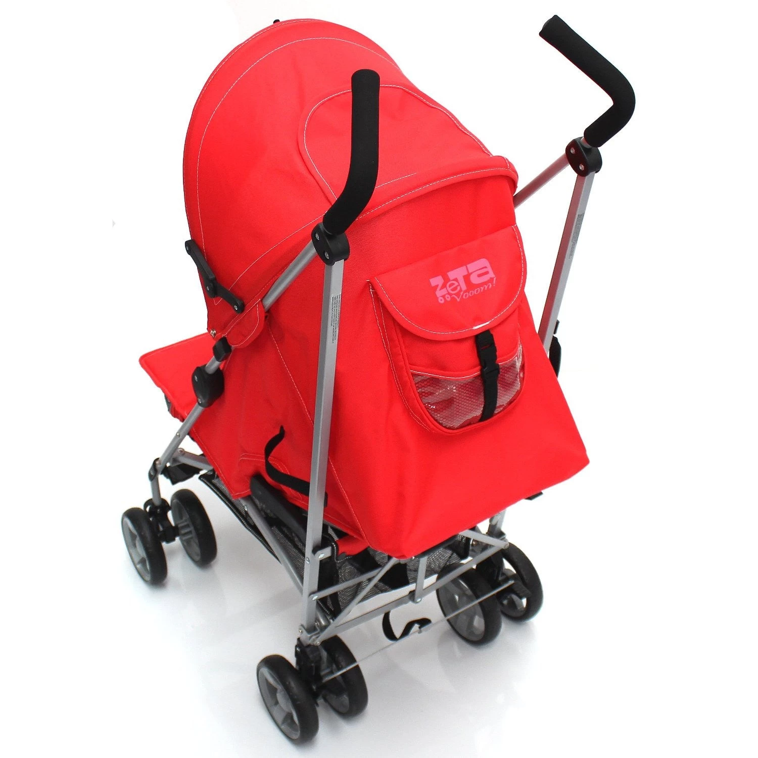 Zeta Vooom Stroller Warm Red Stroller Pushchair Buggy Raincover From Birth