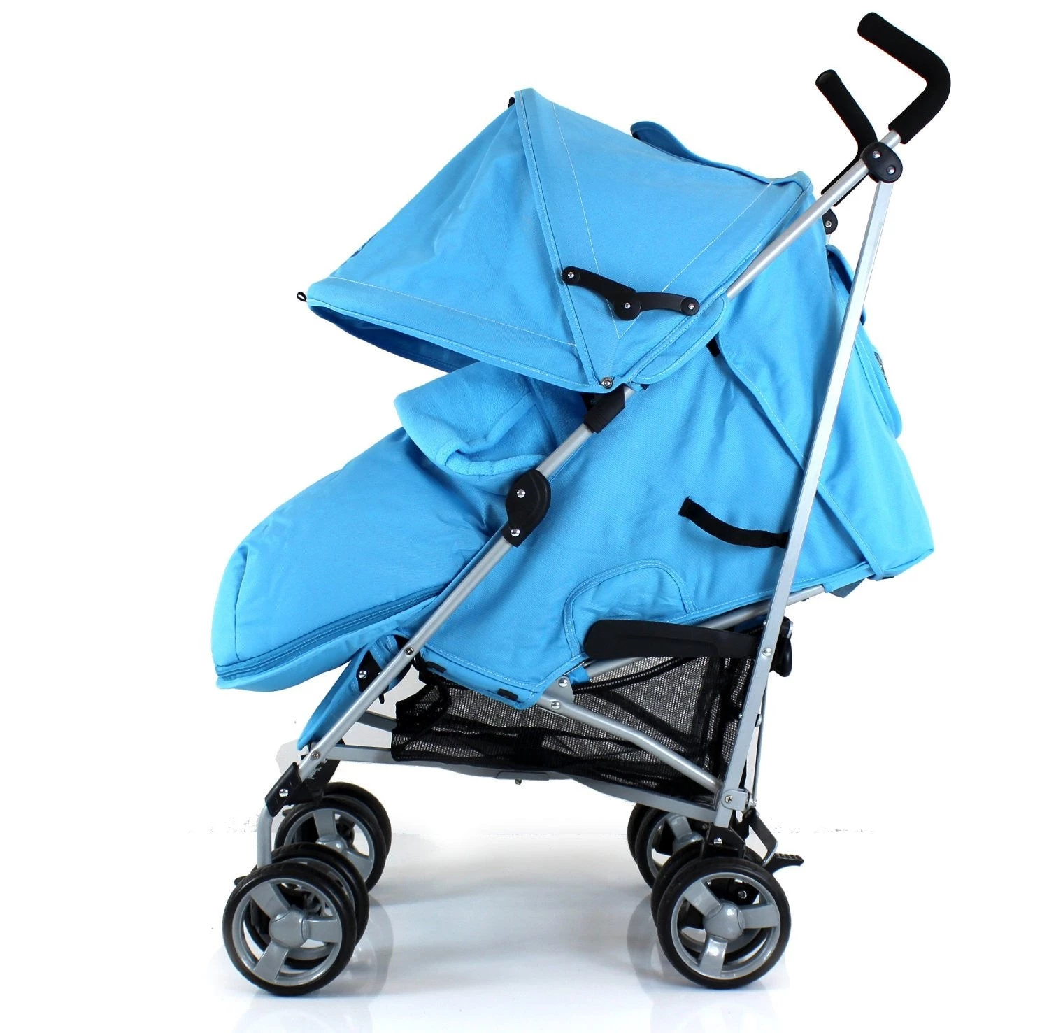New Zeta Vooom Ocean (complete Plain) Padded Footmuff Liner Stroller Pushchair