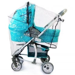 Baby Travel Hauck Malibu Pram 3 In 1 Universal Raincover Accessories - Raincovers