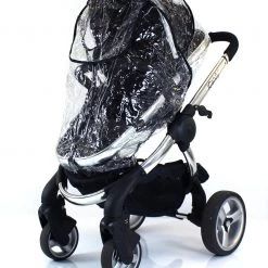 Zipped Raincover Fits Icandy Pear Apple Peach Strawberry Pushchair Carrycot Mode Accessories - Raincovers