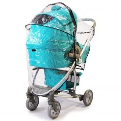 Baby Travel Hauck Malibu Pram 3 In 1 Universal Raincover Accessories - Raincovers
