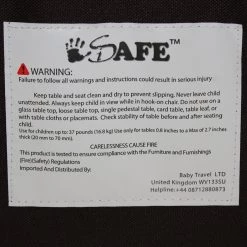 Table Booster ISafe Baby Fast Fit Booster Seat YummyLUV Table Highchair - Warm Red