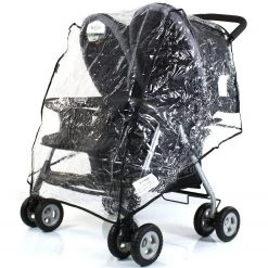 Baby Travel Universal Raincover Double / Twin Buggy/ Stroller / Obaby Accessories - Raincovers