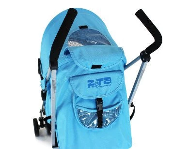 Holiday Strollers Passeggino Buggy Ultraleggero Zeta Vooom Blu + Parapioggia Inclusivo
