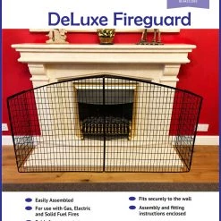 ISafe Deluxe Classic Fireguard Contemporary Fire Guard
