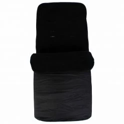 Baby Travel Buddy Jet Foot Muff Black Suitable For Graco Mirage Plus Travel System (Black ZigZag)