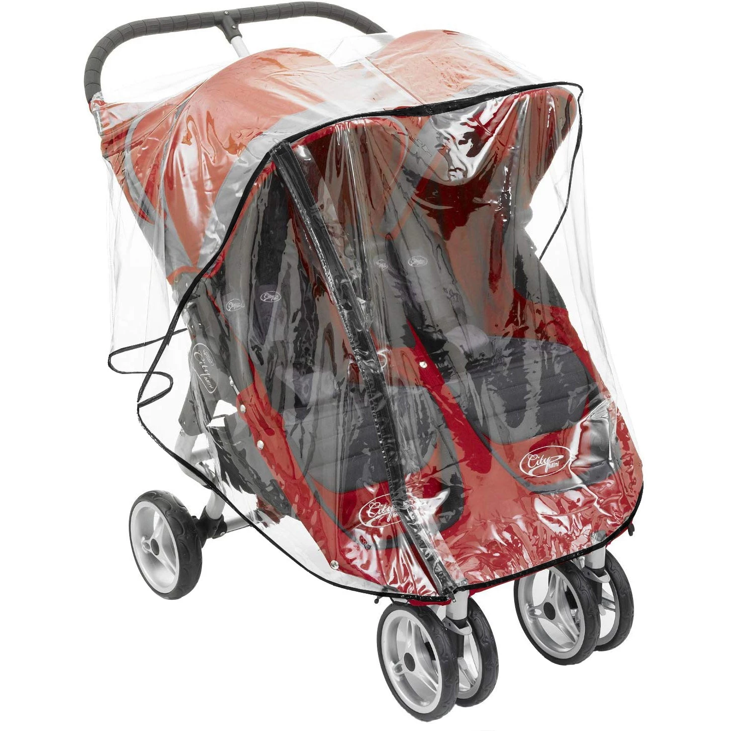Twin Baby Jogger City Mini Series Double Raincover