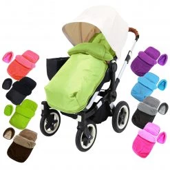 Baby Travel Padded Footmuff With Head Support Pouches For Bugaboo Bee Accessories - Footmuffs