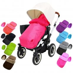 Baby Travel Padded Footmuff With Head Support Pouches For Bugaboo Bee Accessories - Footmuffs
