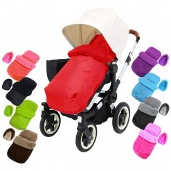 Baby Travel Padded Footmuff With Head Support Pouches For Bugaboo Bee Accessories - Footmuffs