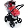 Rain Cover For Graco Evo Carrycot & Stroller All In 1 Wind Rain Coverall Accessories - Raincovers
