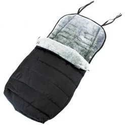 Mamas & Papas XXL Large Luxury Foot-muff And Liner For Mamas And Papas Armadillo - Black/Grey