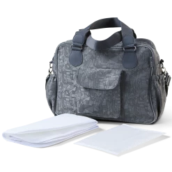 ISafe Marvel 3 In 1 Prams MiO Silver Mist Mama Changing Bag Nappy Sack Top Table Changer Mat