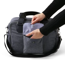 ISafe Marvel 3 In 1 Prams MiO Silver Mist Mama Changing Bag Nappy Sack Top Table Changer Mat