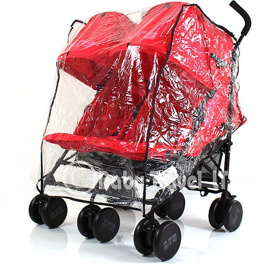 Rain Cover To Fit With Mamas & Papas Twin Pulse , Beat Twin Accessories - Raincovers