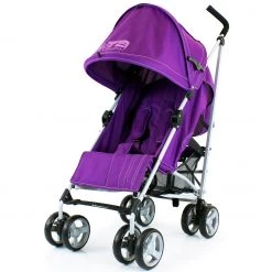 Holiday Strollers ZeTA Vooom Stroller - Plum Luxury Baby Pushchair