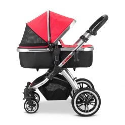 IVogue Apple Luxury 3in1 Pram Stroller Travel System (Changing Bag + Carseat + Isofix Base + Raincover) 3 In 1 Pram Systems