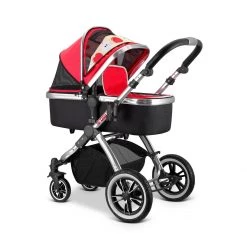IVogue Apple Luxury 3in1 Pram Stroller Travel System (Changing Bag + Carseat + Isofix Base + Raincover) 3 In 1 Pram Systems